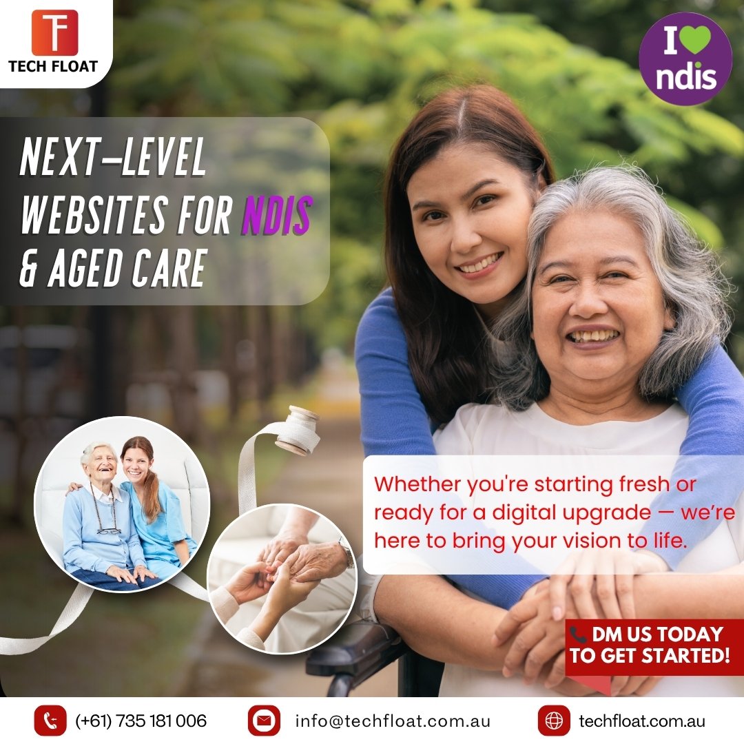 Tech Float – Best Digital Marketing Agency in Brisbane for next-level NDIS and aged care websites tailored to your vision.